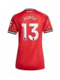 Billige Manchester United Patrick Dorgu #13 Hjemmedrakt Dame 2025-26 Kortermet